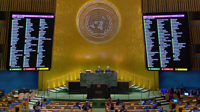 UN General Assembly adopts two resolutions to support UNRWA and ceasefire in Gaza