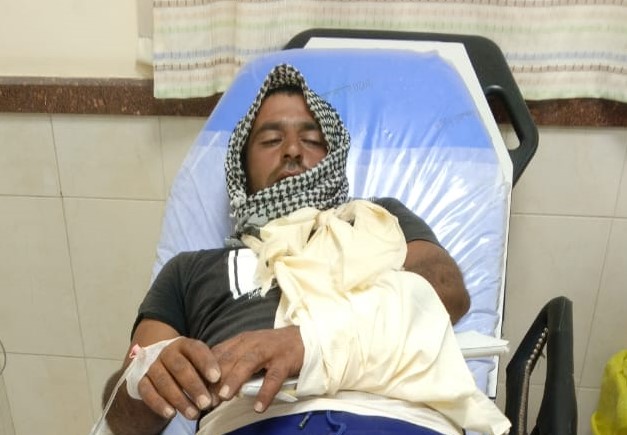 Palestinian injured in a settler attack in northern Jordan Valley
