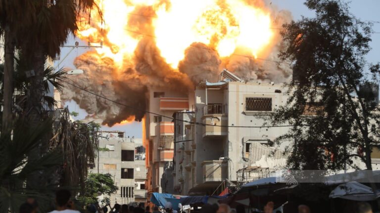 Seven civilians killed and others injured in Israeli airstrikes on different areas in the Gaza Strip