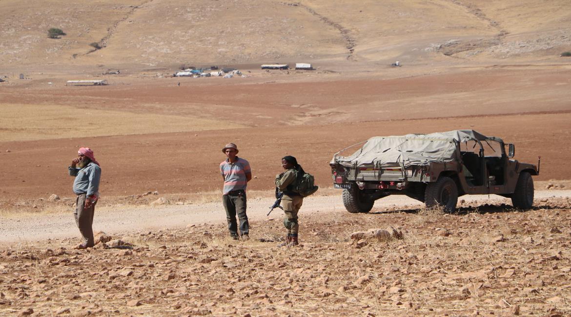 Humsa residents threatened with arrest if they do not leave 
their lands and demolished homes