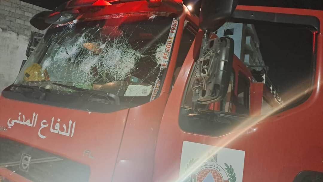Two Palestinian civil defense officers injured in Israeli settlers' assault near Nablus