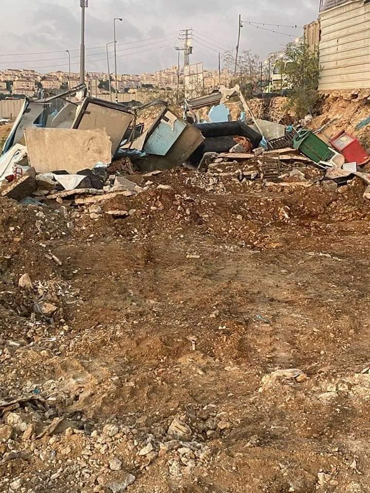 Israel demolishes Palestinian-owned structures near Jerusalem 