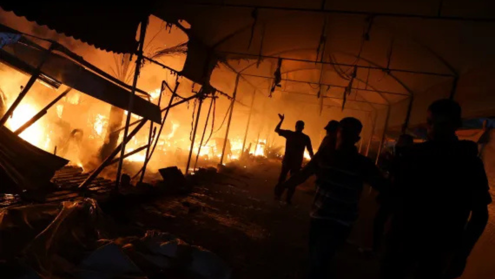 Four Palestinians killed, 70 injured in Israeli bombing of displaced people's tents in Gaza's Deir al-Balah
