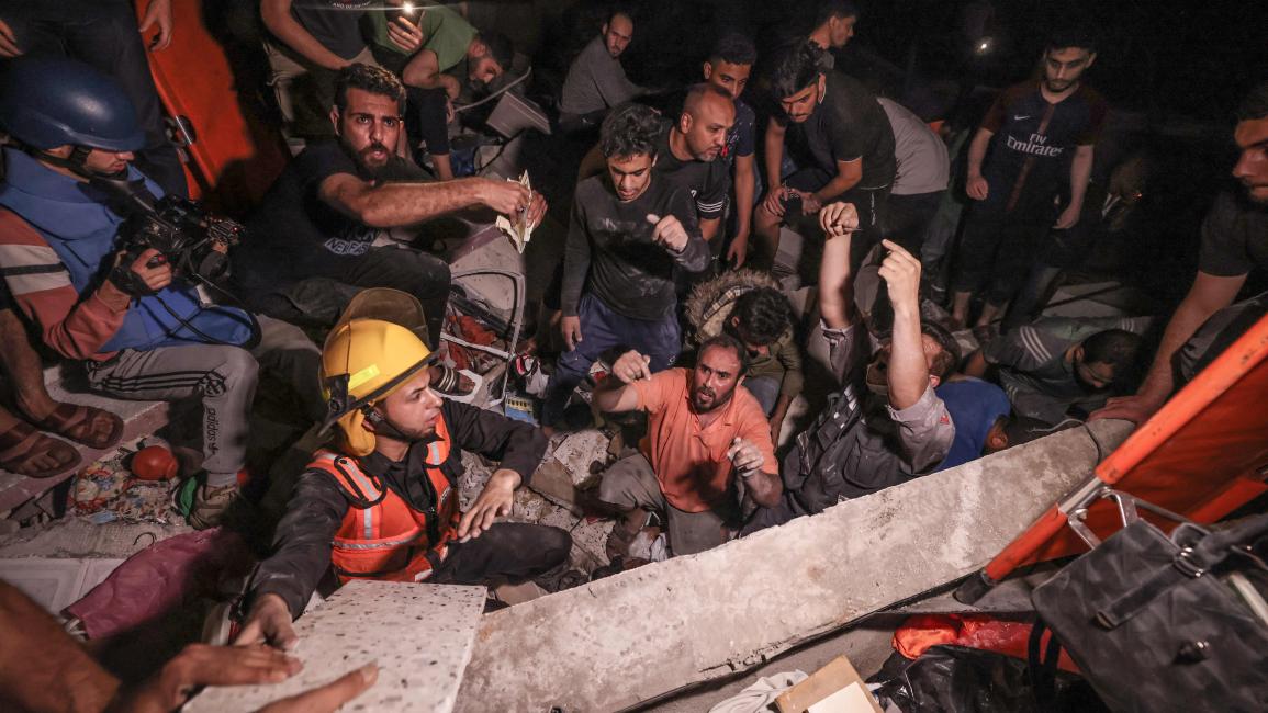 27 Palestinian civilians pulled out dead from the debris in Gaza, raising death toll to 181