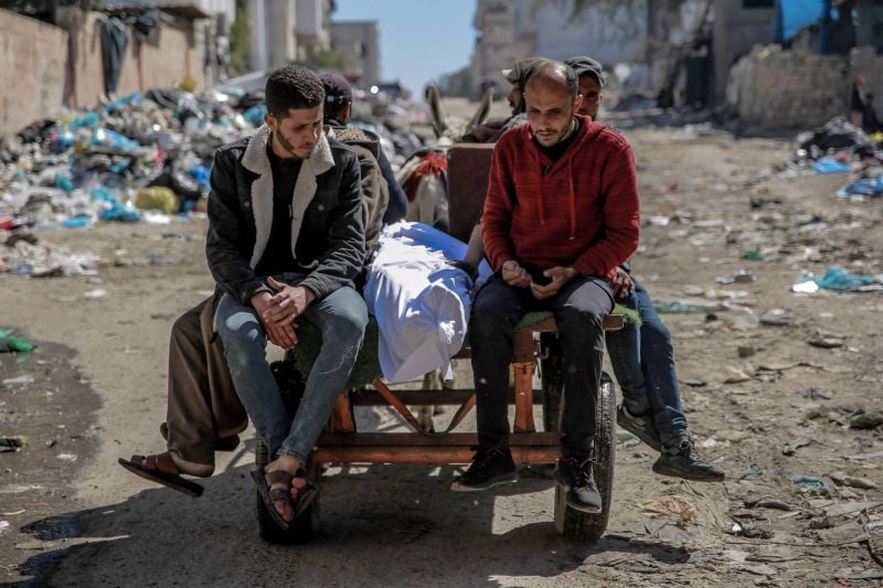 Three Palestinians killed in Israeli airstrikes in northern and central Gaza
