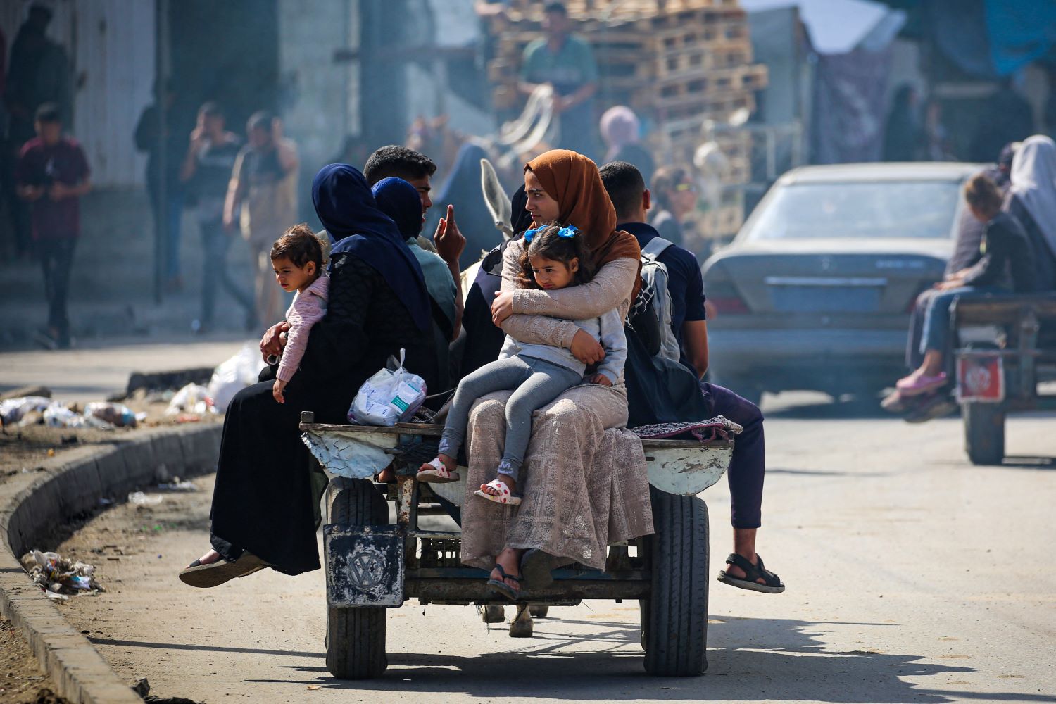 Escaping the inferno: Gaza's displaced in Rafah fear the unknown 