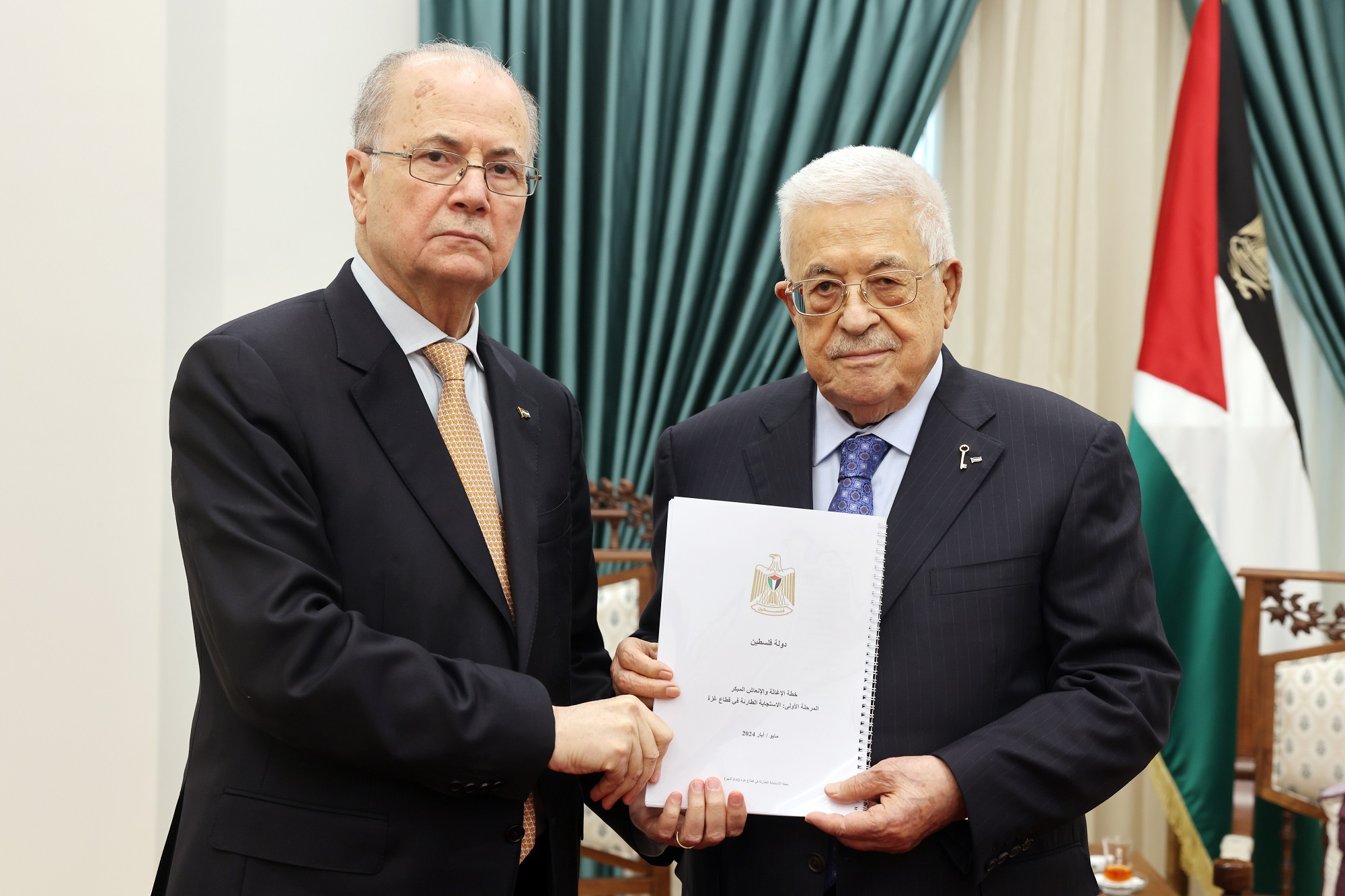 President Abbas receives Gaza Relief, Early Recovery and Emergency Response Plan