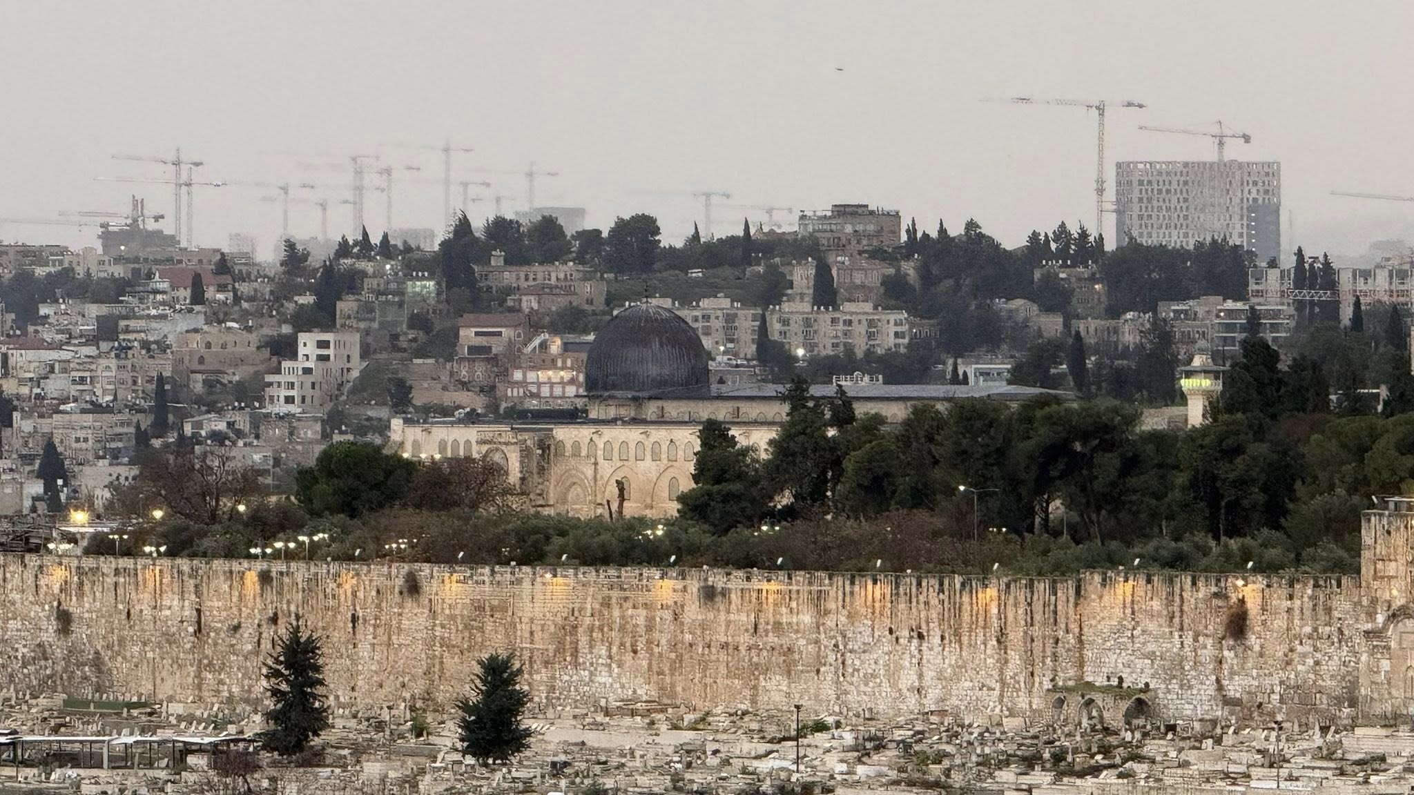 A view of Al-Aqsa Mosque in occupied Jerusalem 