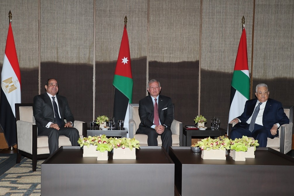 Leaders of Jordan, Egypt, and Palestine unite against Israeli plans for displacement of Palestinians 