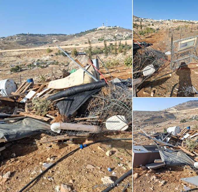 Israeli forces raze plot of land, destroy water lines in Jerusalem 