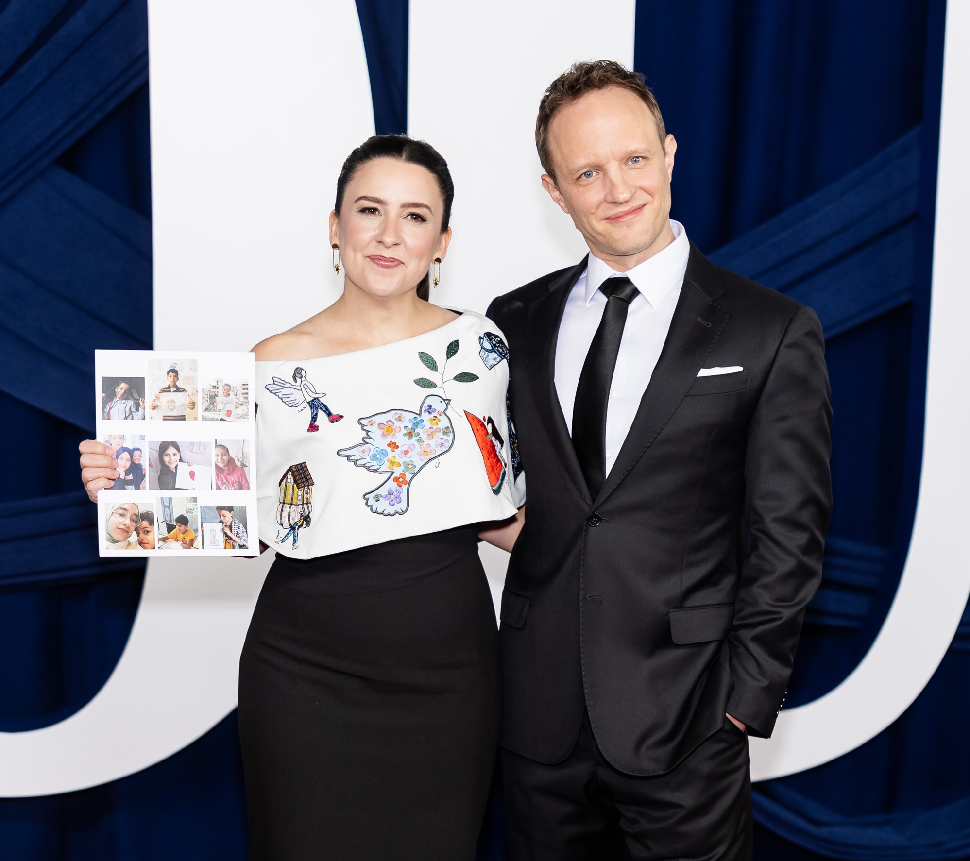 US YouTuber Ms. Rachel wears dress with Gaza children’s drawings