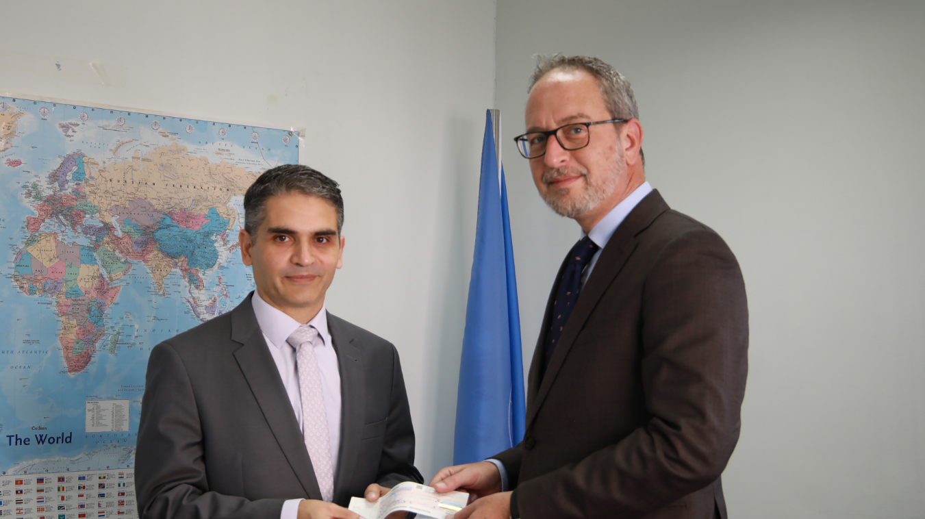Cyprus supports UNRWA with €100,000 contribution