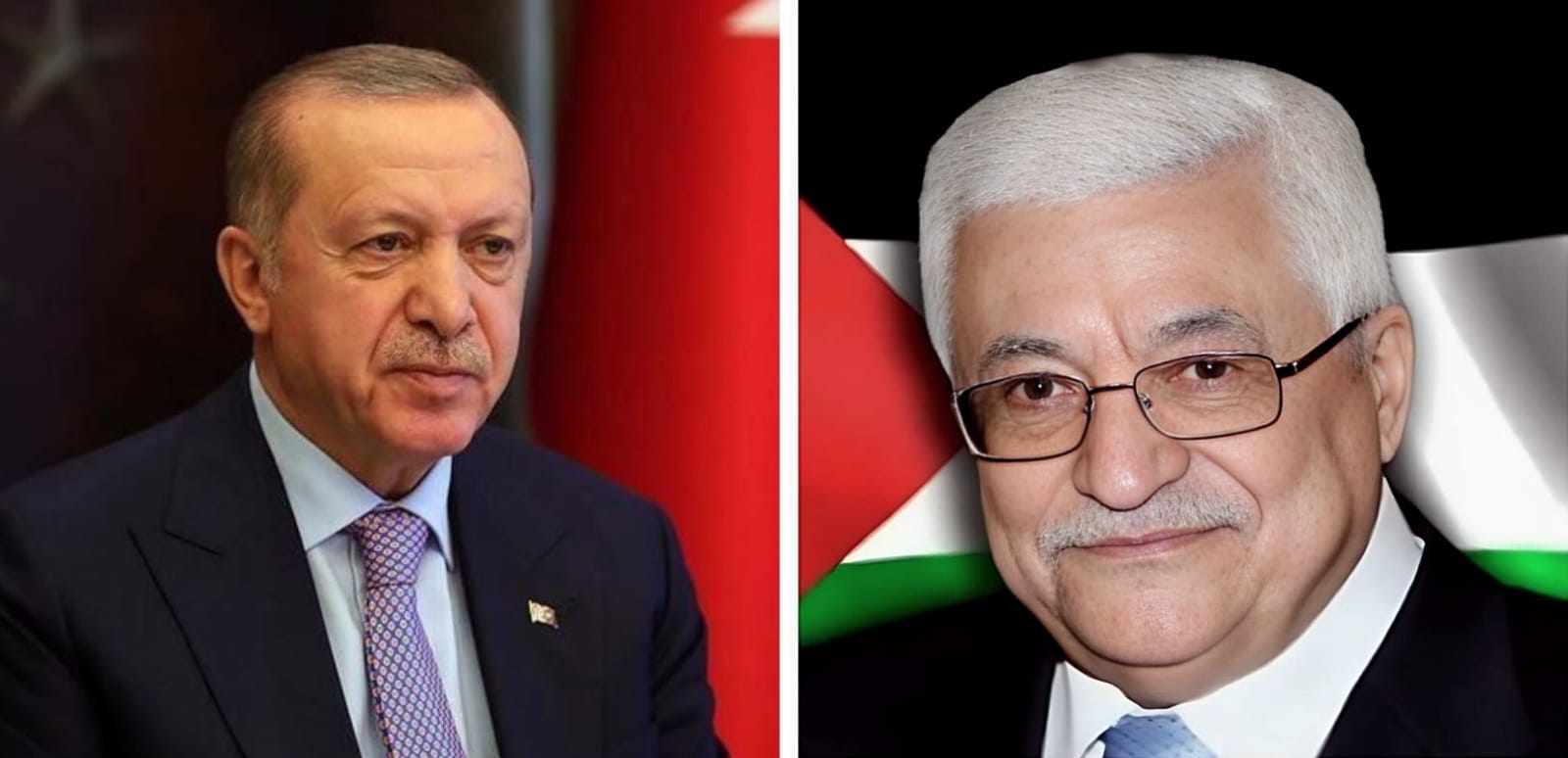 President Abbas briefs the Turkish President on the latest developments