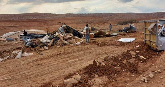 Israeli forces demolish structures in Jordan Valley village