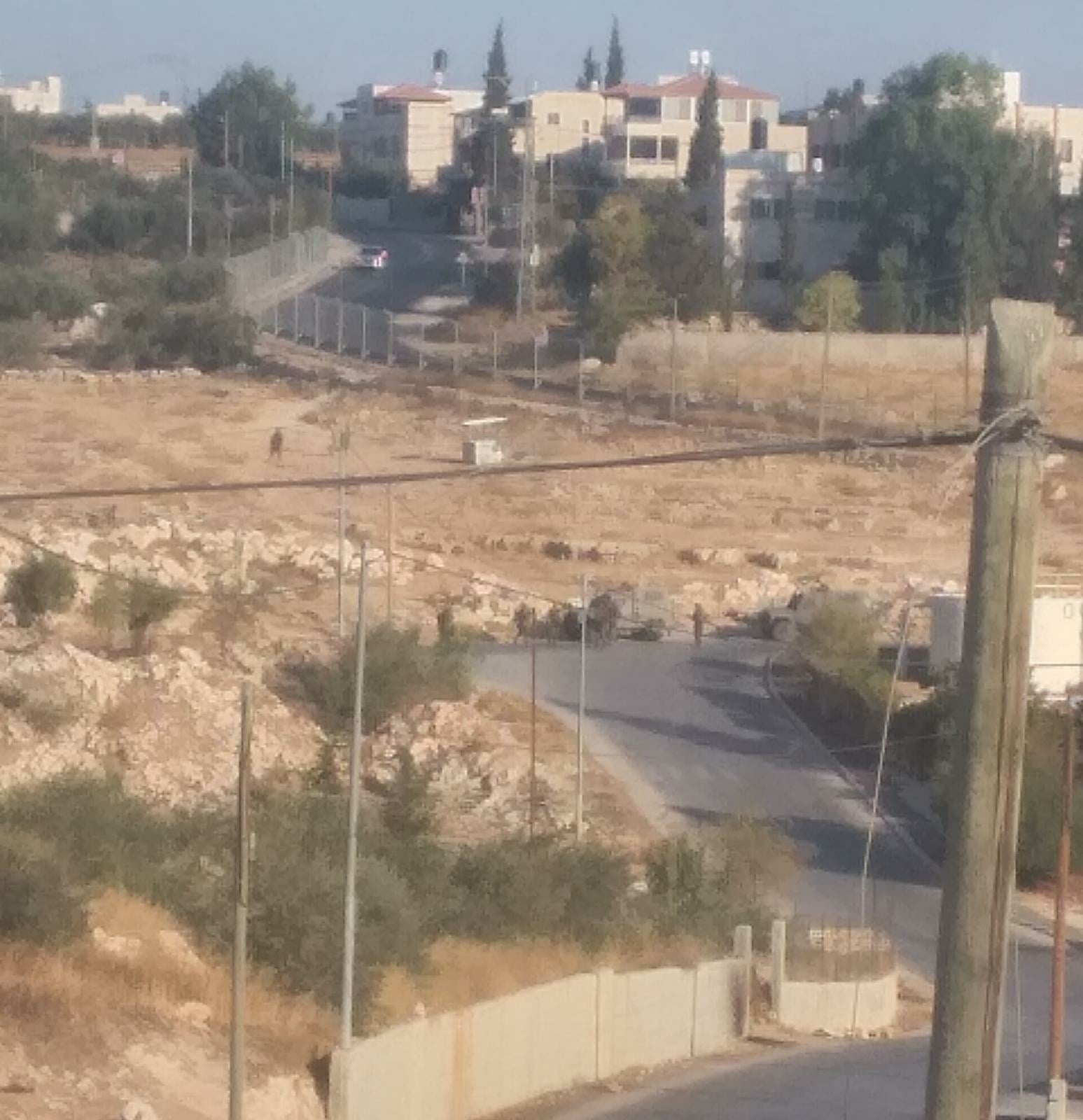 Israeli forces provoke confrontations with students near 
Bethlehem injure one 