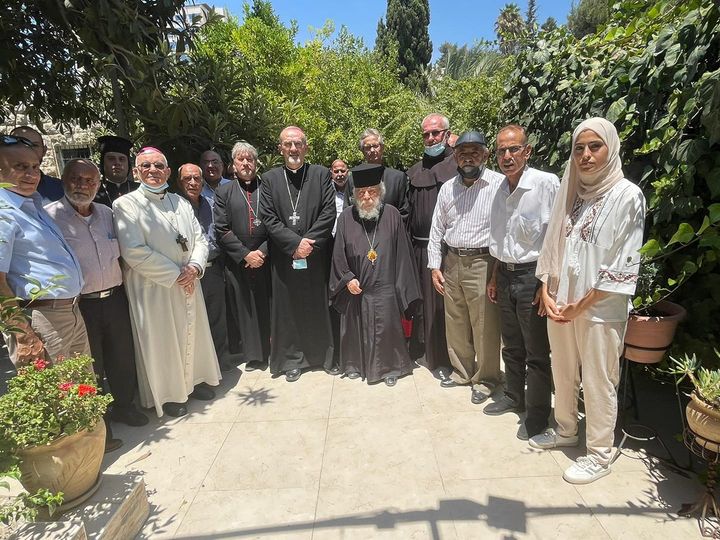 Church leaders pay solidarity visit to Sheikh Jarrah families facing eviction ahead of a court hearing