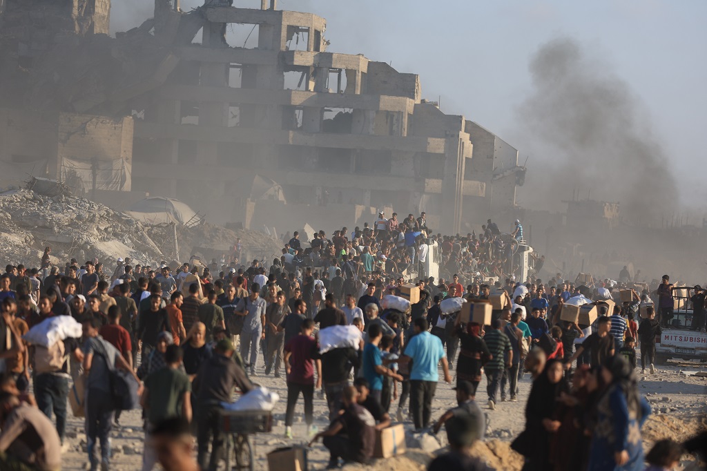 Five Palestinians killed by Israeli occupation forces near aid center in southern Gaza