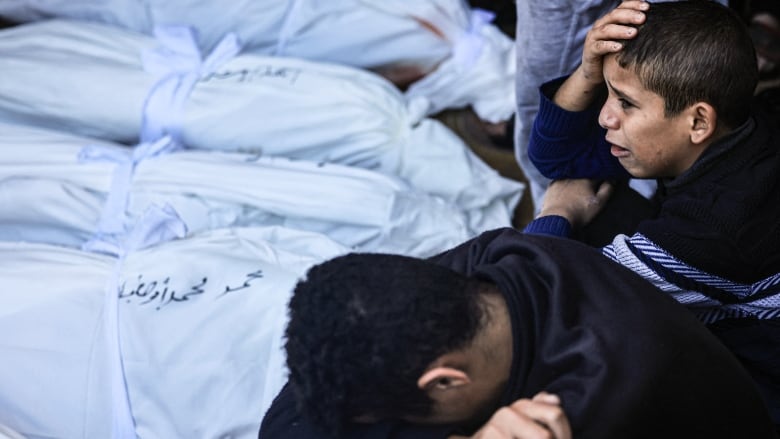 Four Palestinians killed in an Israeli airstrike in Bureij refugee camp