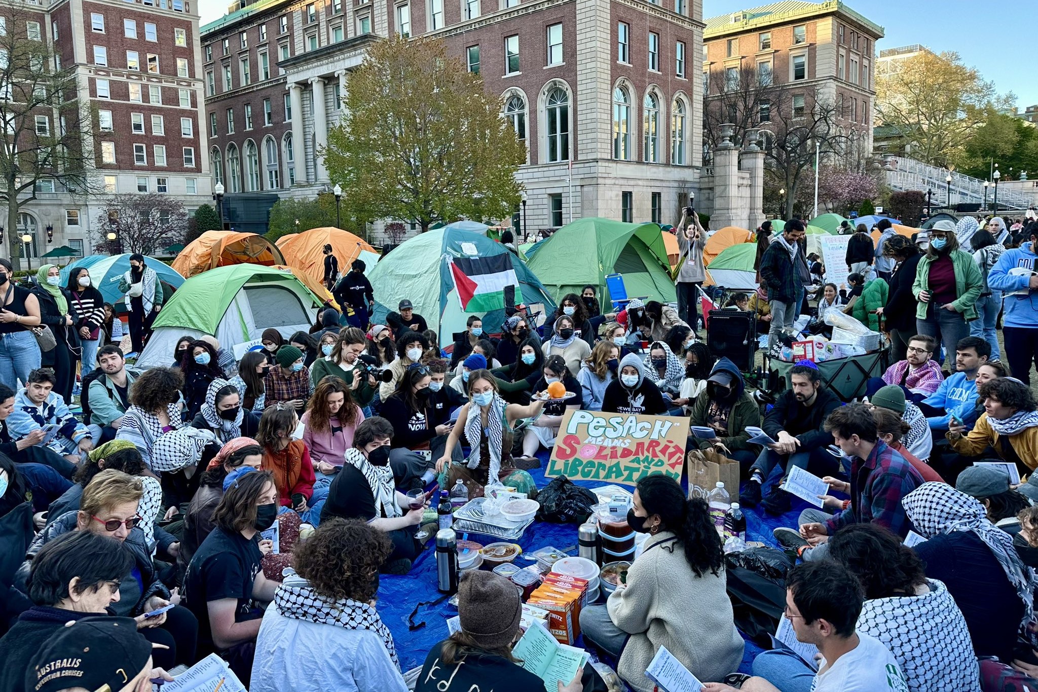 College protests in solidarity with Gaza sweep across America for second week