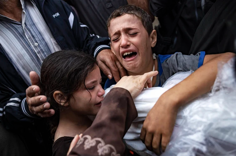 Father and son killed in Israeli attack on Deir al-Balah, central Gaza