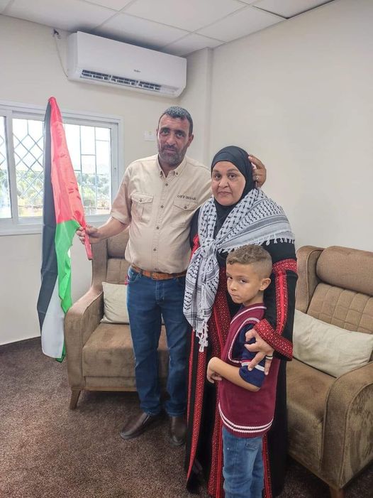 Freed Palestinian mother of seven children finally allowed by Israel to be reunited with her family in Gaza