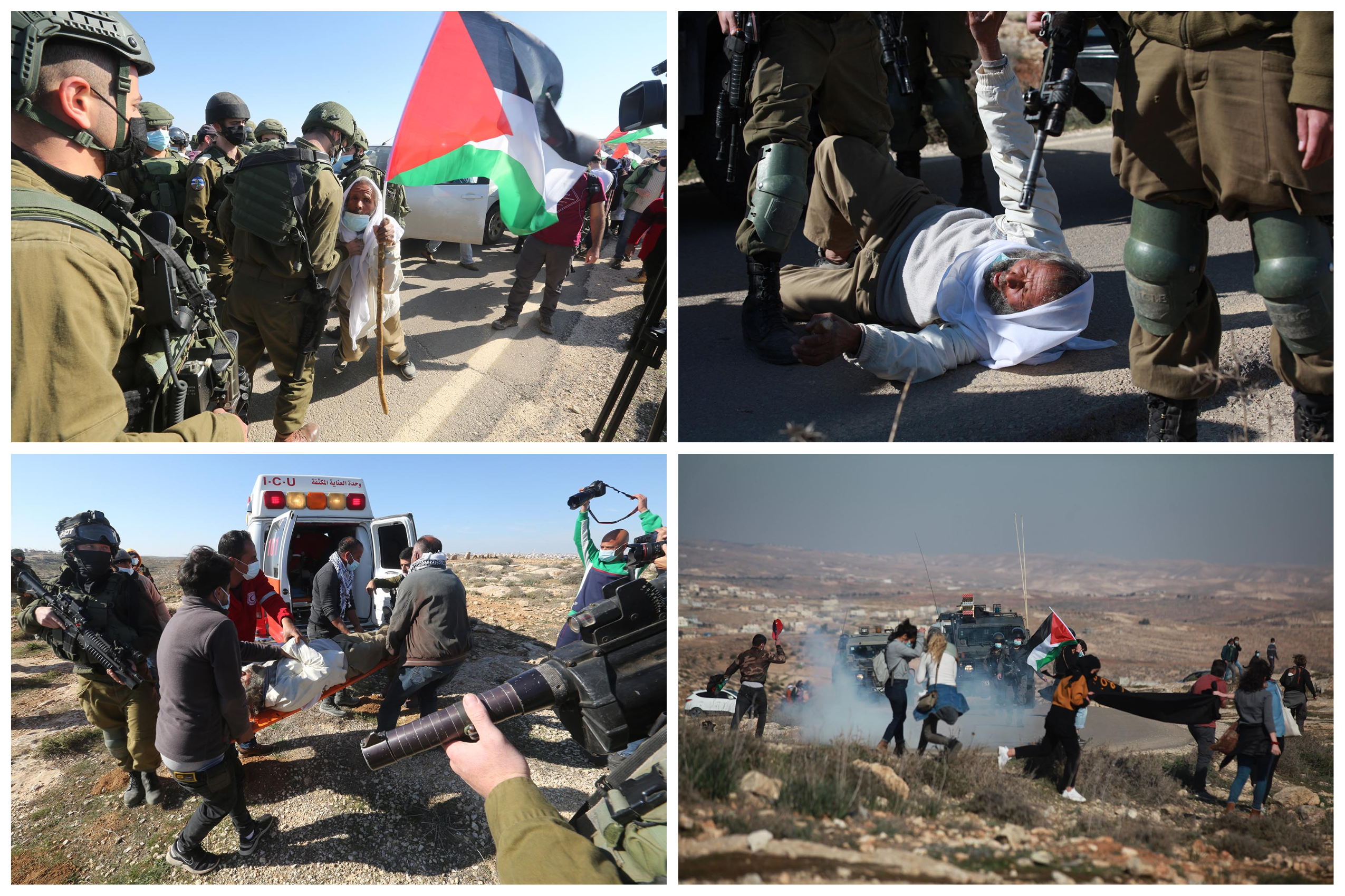 Elderly, paramedic injured in Israeli crackdown on West Bank protests 