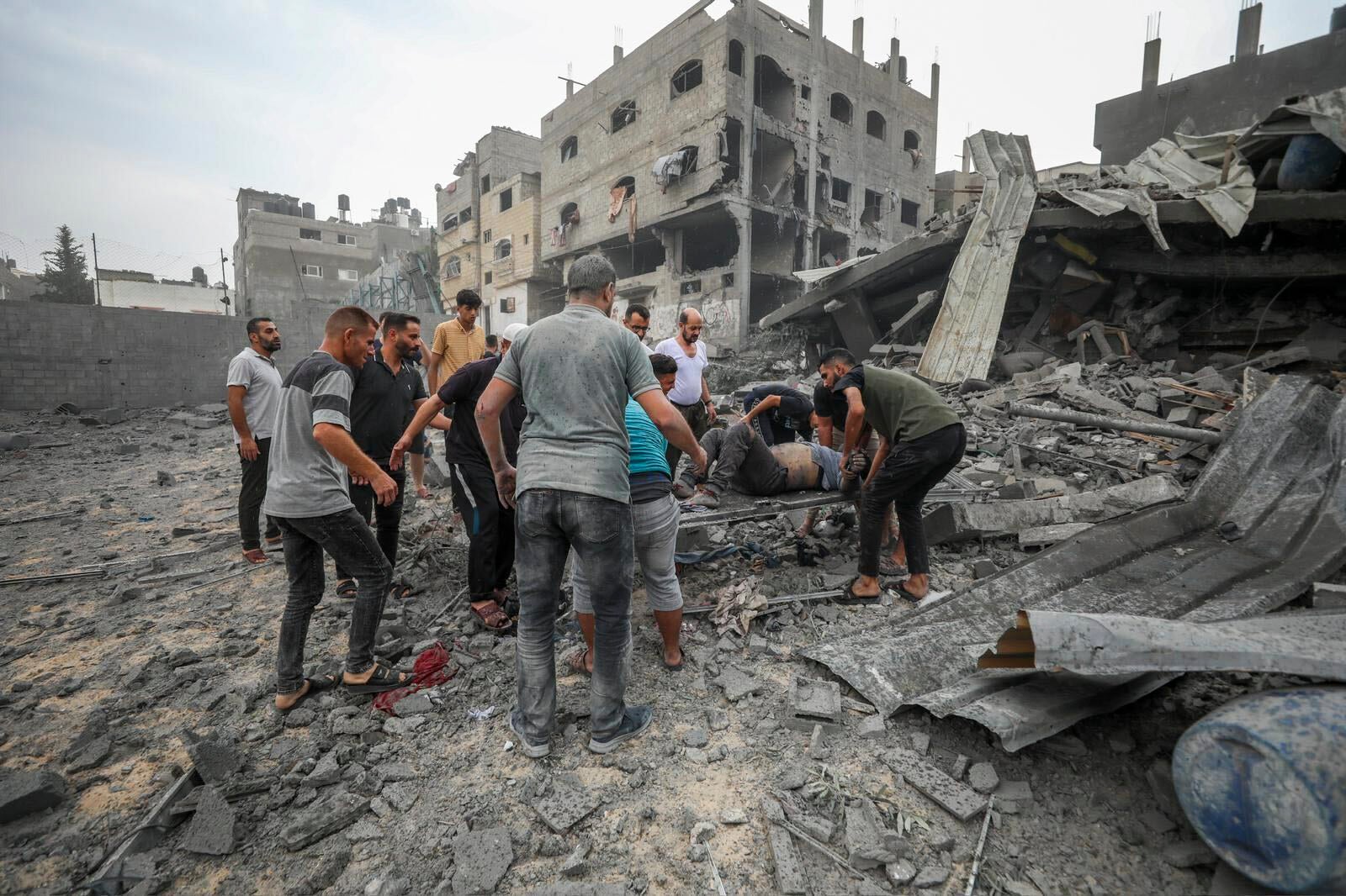 Several Palestinians killed and injured in Israeli airstrikes on Nuseirat, Jabalia