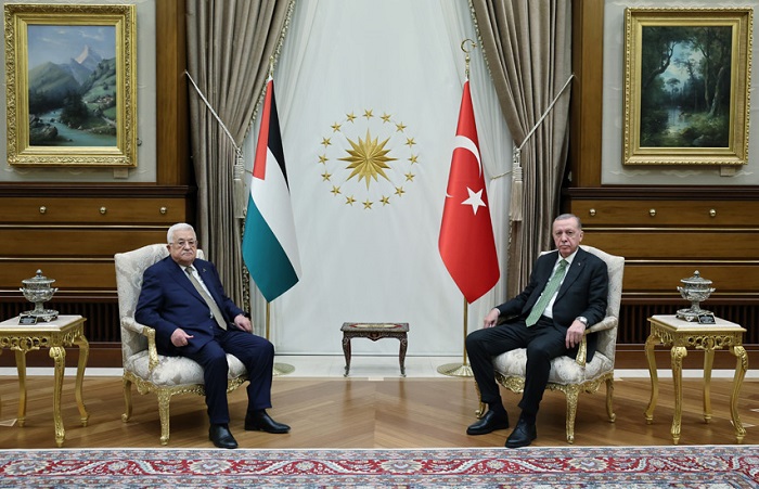 President Abbas during joint press conference with his Turkish counterpart: Security and peace are only achieved through ending the occupation