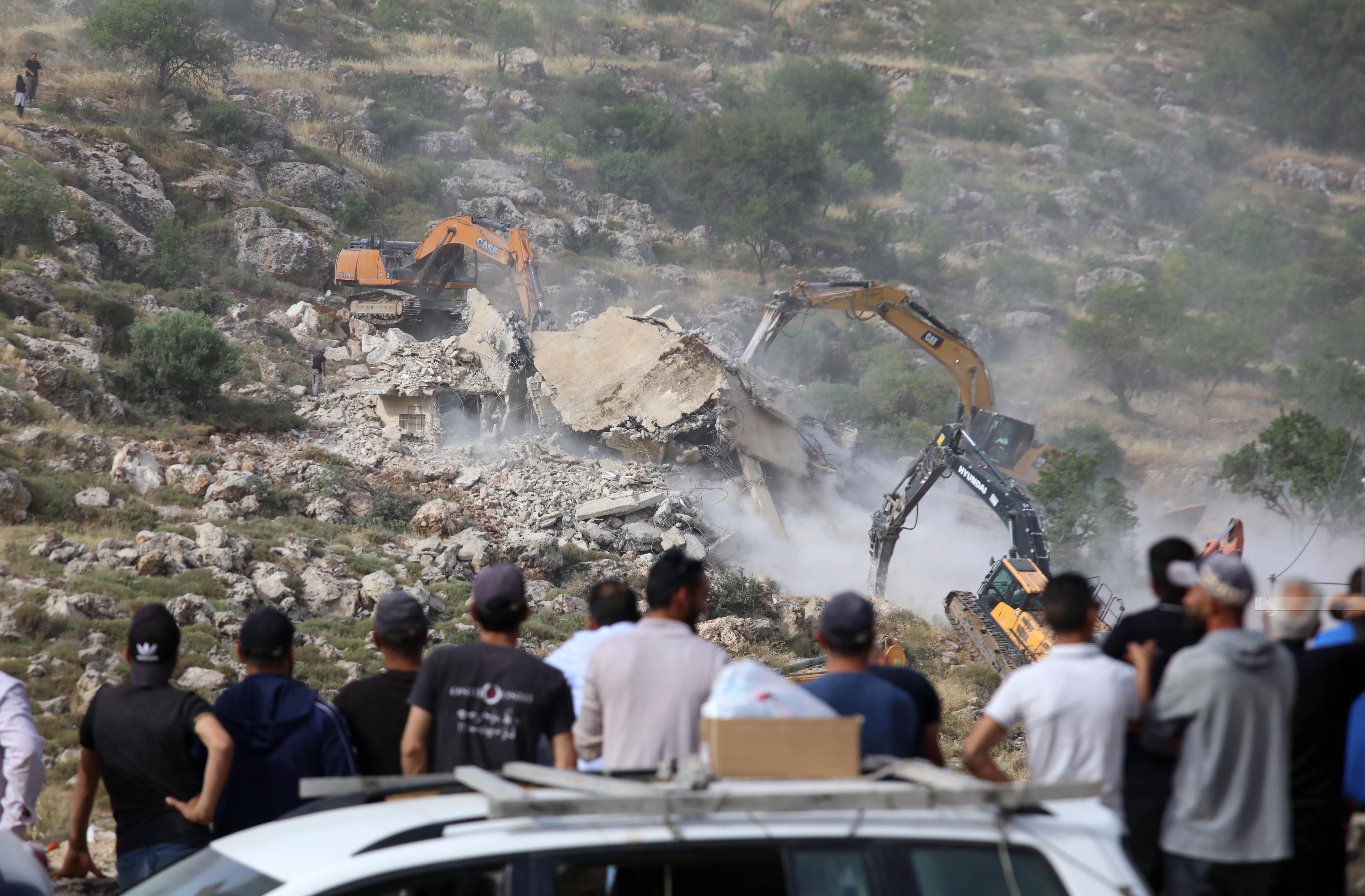 Israeli forces demolish building near Bethlehem