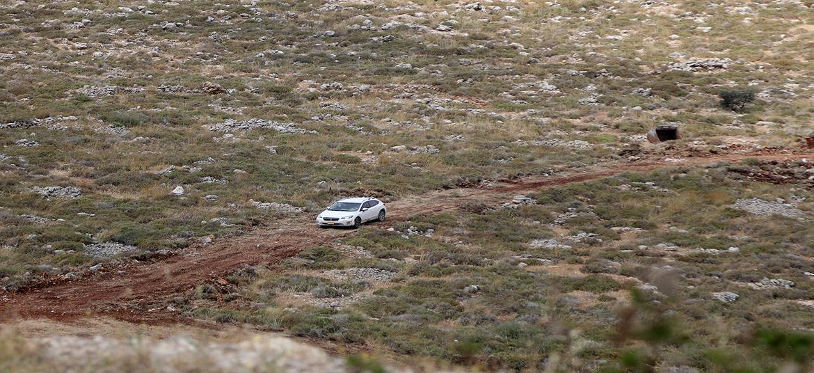 Israeli settlers open dirt road to water spring near Hebron