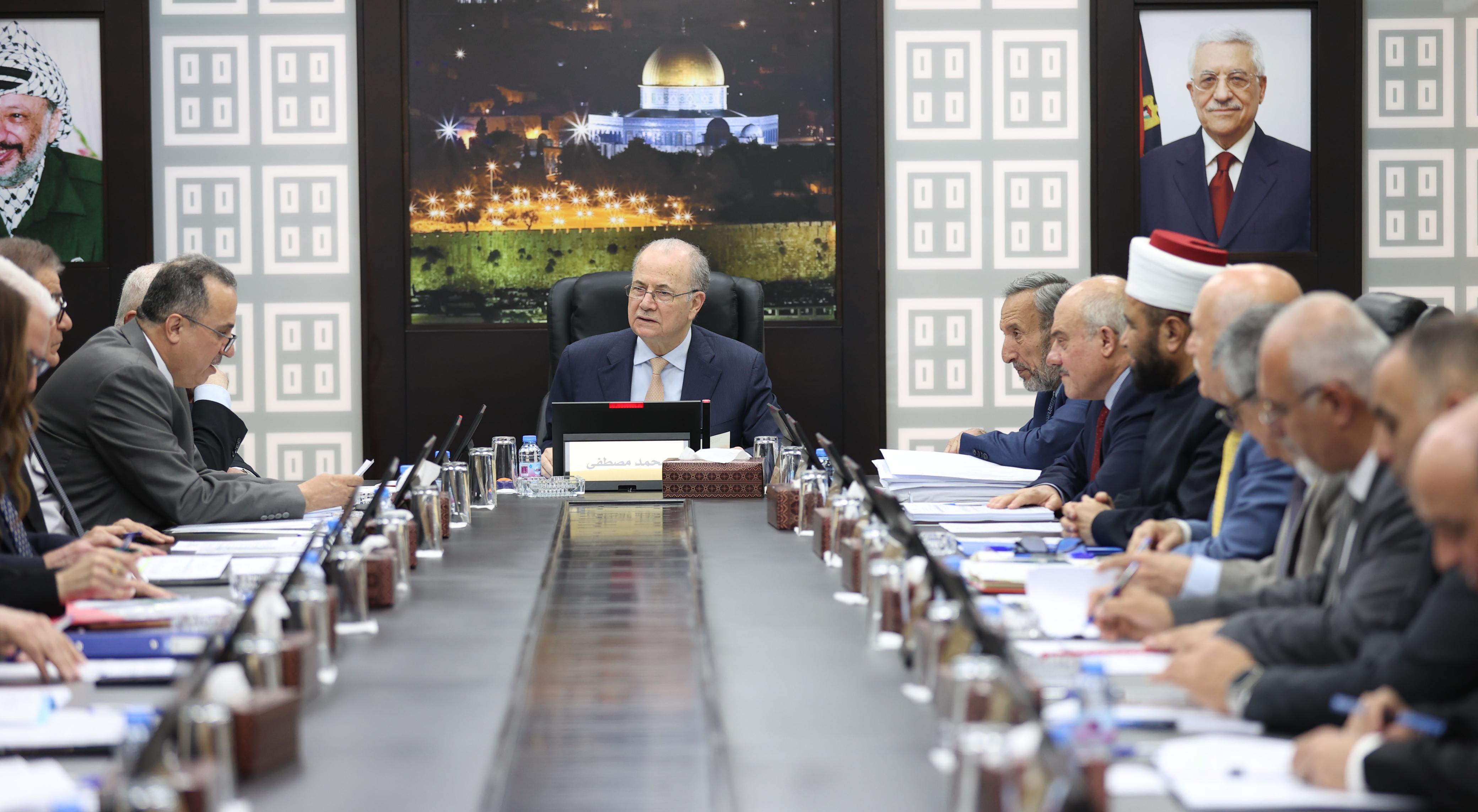 Cabinet affirms continued and intensified diplomatic efforts to end Israeli occupation's systematic crimes