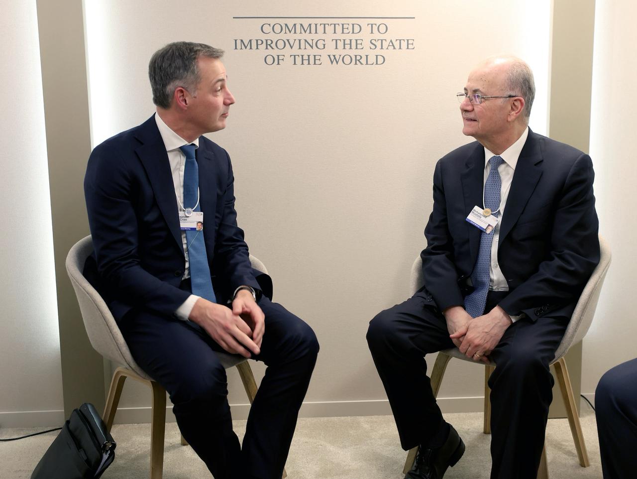 Prime Minister discusses Gaza and West Bank reconstruction with UNDP chief in Davos