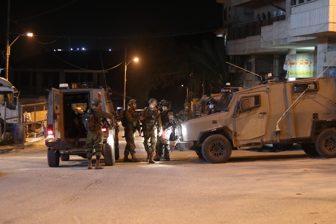 Israeli occupation forces raid several mosques and detain three Palestinians in Nablus