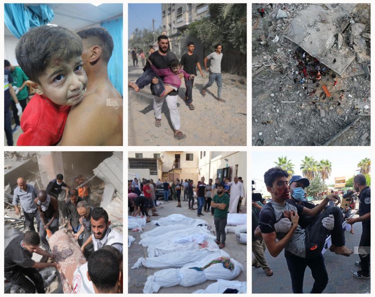 Scores of civilians killed in intense Israeli airstrikes in Gaza Strip 