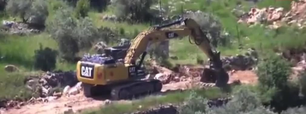Israeli settlers and soldiers uproot dozens of Palestinian-owned trees, raze land to benefit settlements