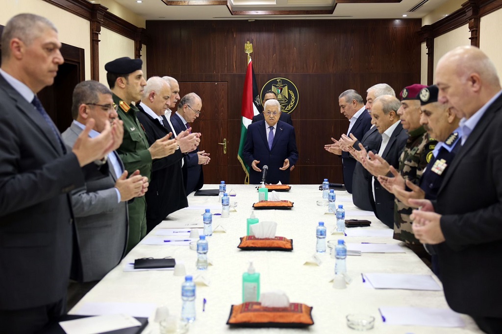 President Abbas chairs meeting of leaders of security services 
