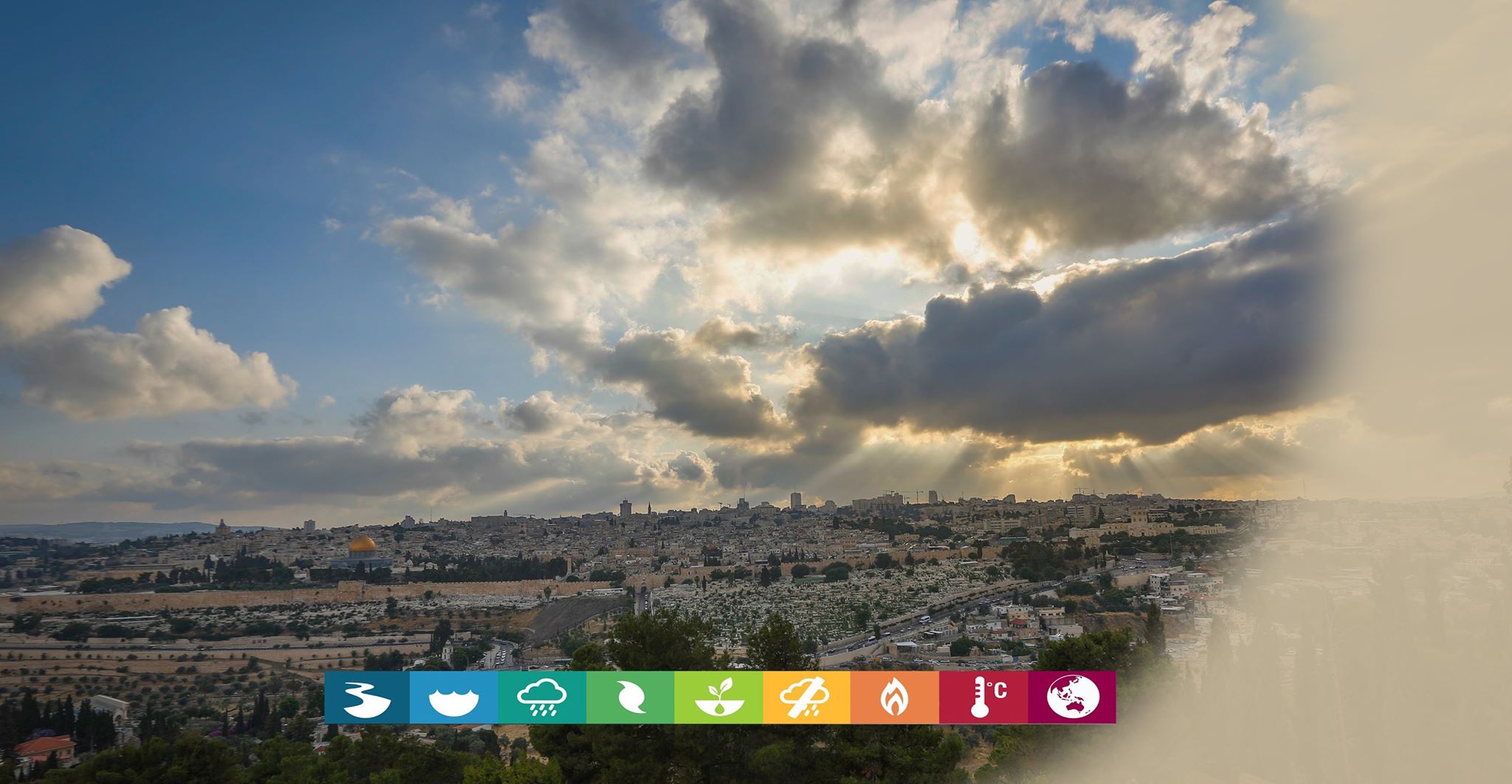 Weather: Rise in temperature, warm conditions 