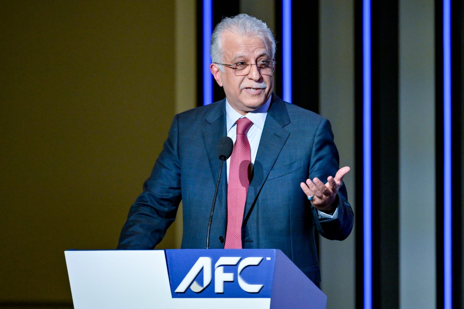 AFC President renews support to the Palestinian Football Association