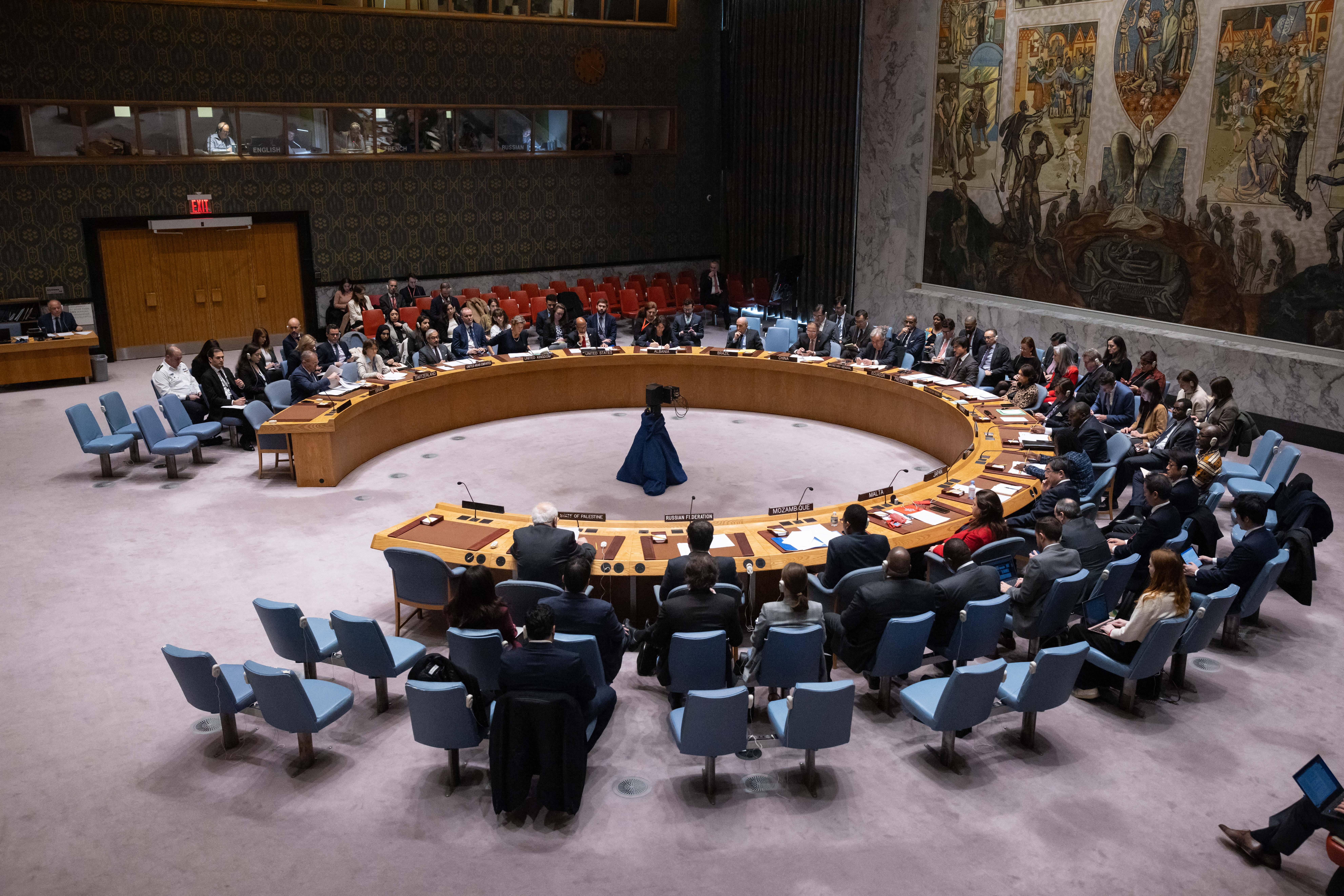 Resolution calling for ceasefire in Gaza  fails at UNSC after US uses veto 