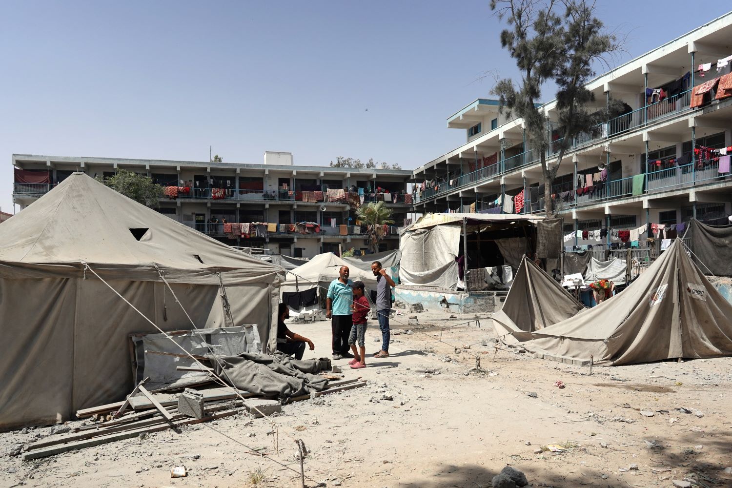 Several  civilians killed, others injured in Israeli airstrike on school east of Gaza City 
