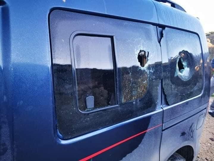Israeli settlers attack with stones Palestinian vehicles on a northern West Bank road