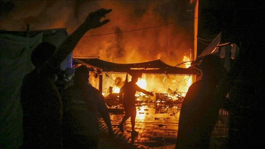 Two Palestinians killed, others injured in Israeli airstrike on tent in Khan Younis