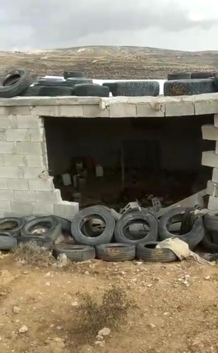 Israeli settlers demolish structure south of Hebron