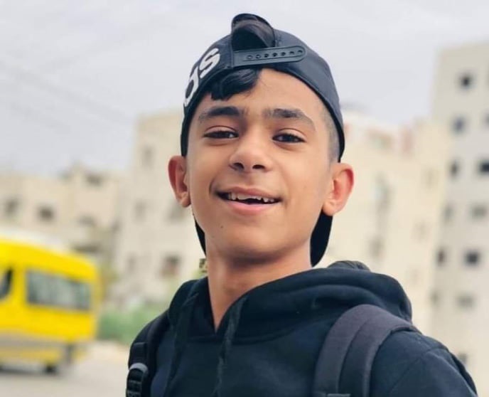  Palestinian child, 13, shot dead by Israeli soldiers near Nablus