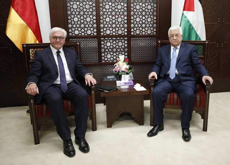 President Abbas discusses latest developments with his German counterpart
