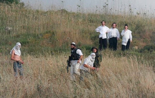 Palestinian farmers injured in an assault by Israeli settlers in the south of the West Bank