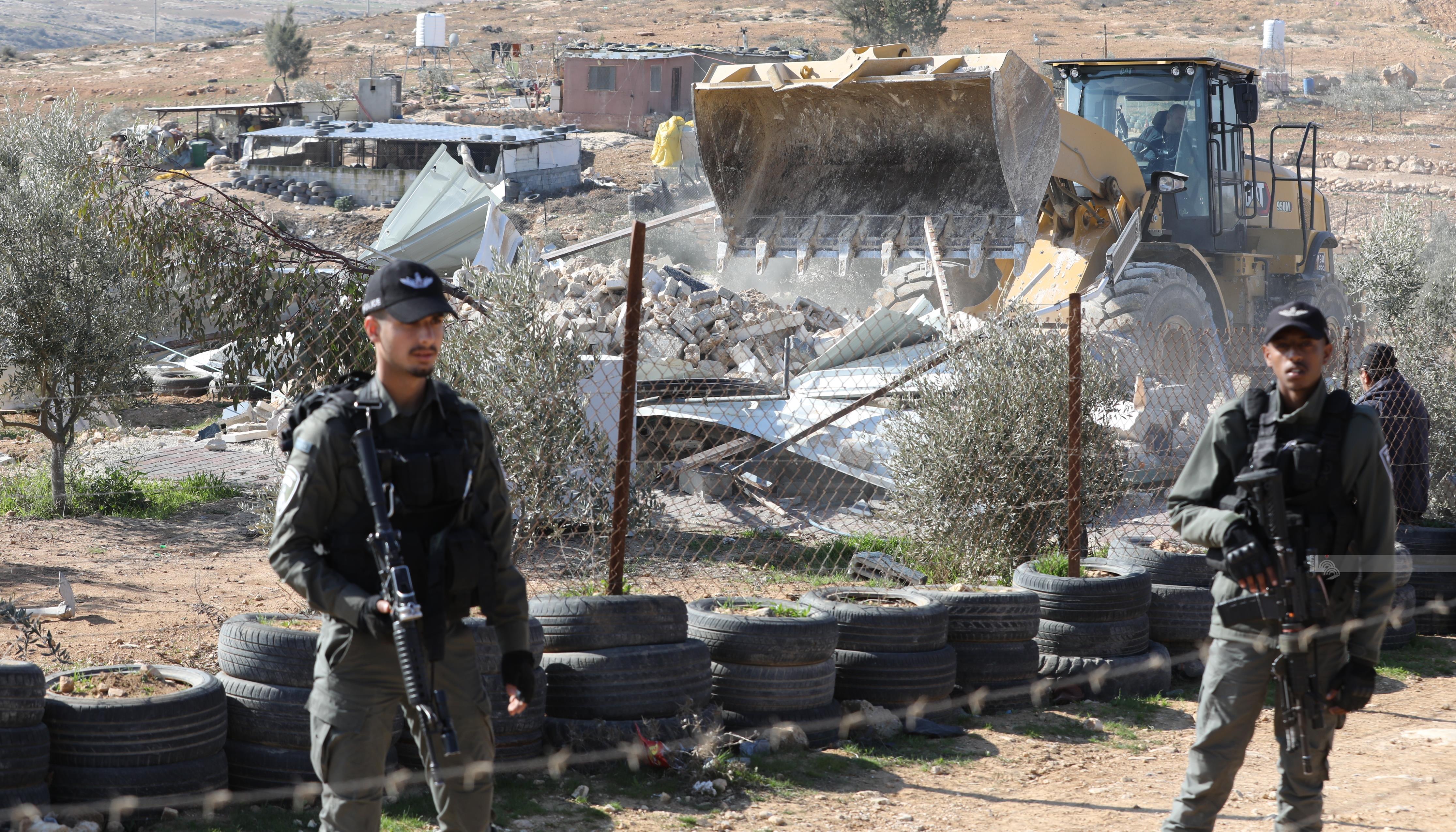 Structures demolished by Israeli forces in Masafer Yatta