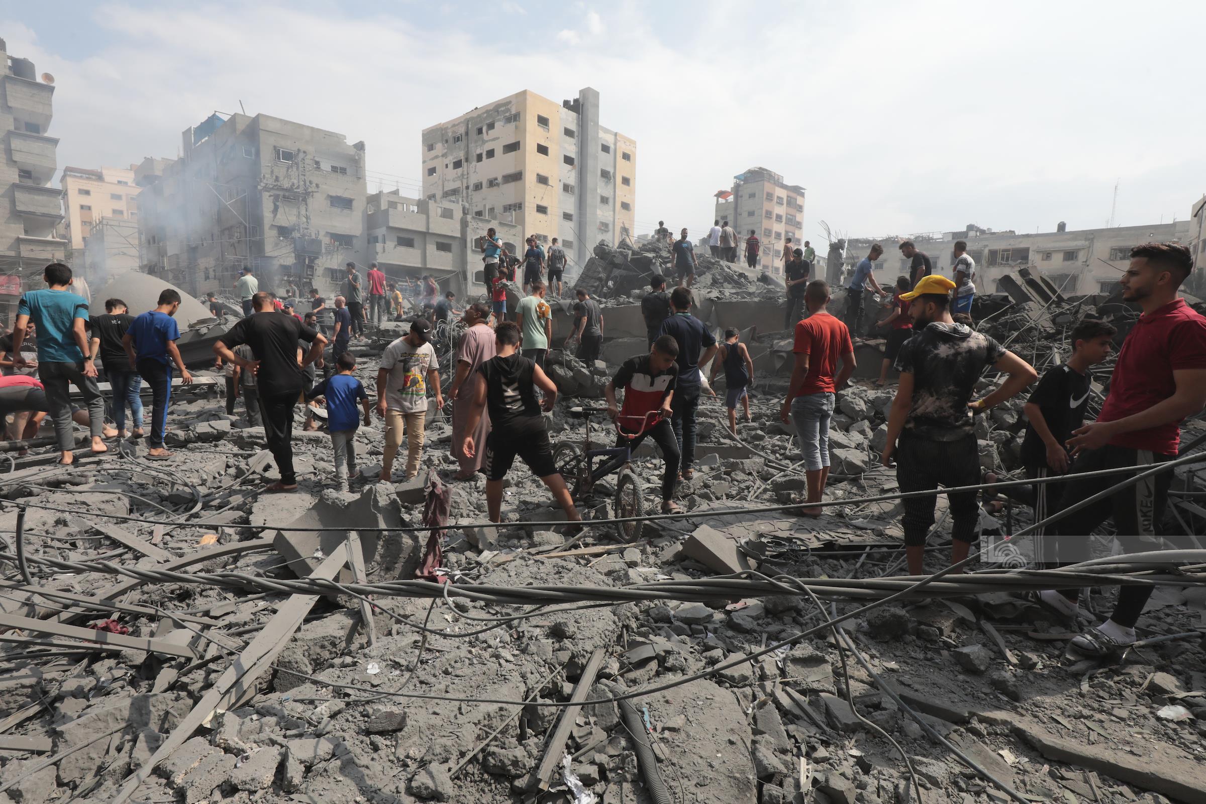 Gaza aggression: 576 dead, 2900 injuries in Israeli airstrikes