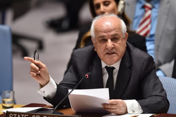 Palestine's envoy to UN urges swift int'l action to end Israeli violence in Palestine 