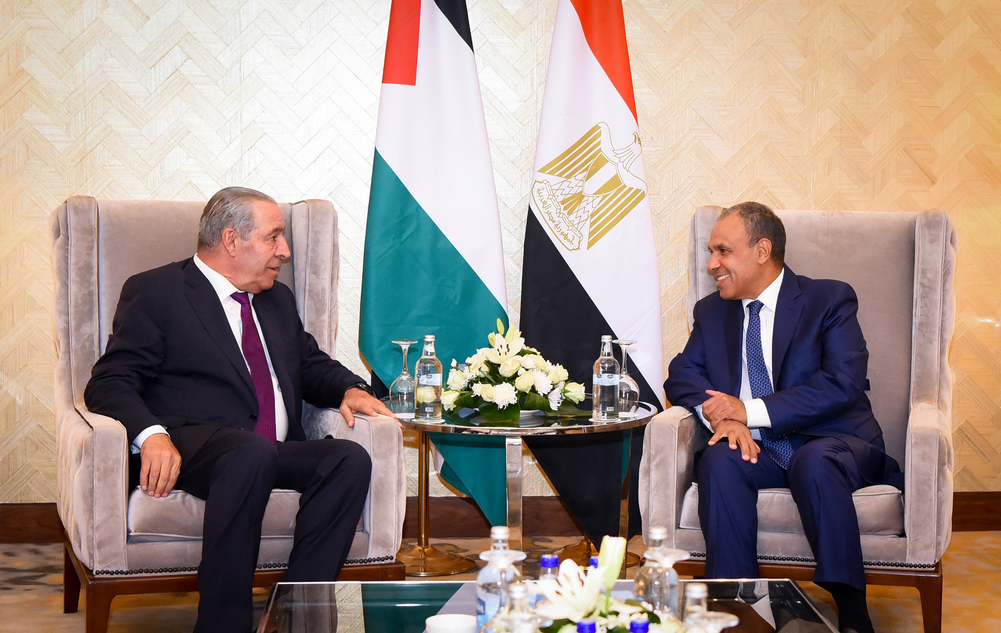 Vice President al-Sheikh, Egyptian officials discuss Gaza, West Bank and peace plan